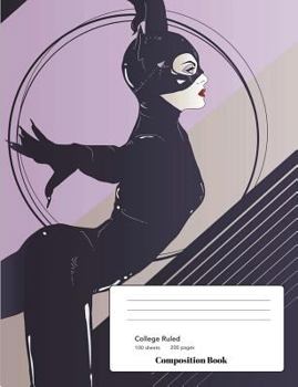 Paperback Composition Book: Catwoman Composition Book/Journal Book