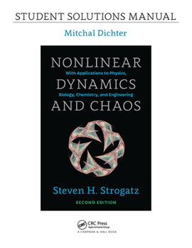Hardcover Student Solutions Manual for Nonlinear Dynamics and Chaos, 2nd Edition Book