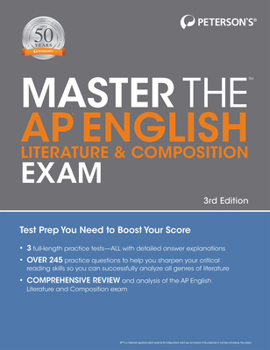 Paperback Master the AP English Literature & Composition Exam Book