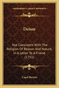 Deism not Consistent With the Religion of Reason and Nature