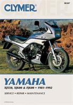 Paperback Clymer Yamaha Xj550, Xj600 & Fj600 1981-1992: Service, Repair, Maintenance Book