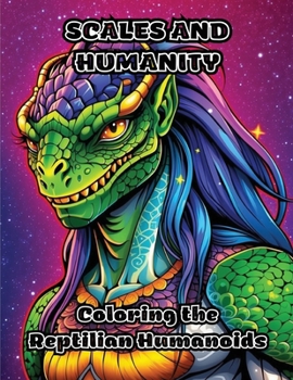 Paperback Scales and Humanity: Coloring the Reptilian Humanoids Book