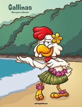 Paperback Gallinas libro para colorear 1 [Spanish] Book