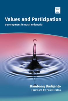 Paperback Values and Participation: Development in Rural Indonesia Book