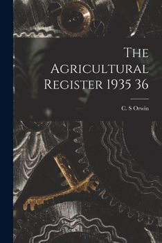 Paperback The Agricultural Register 1935 36 Book