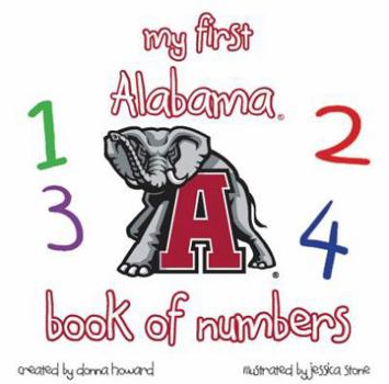 Board book My First Alabama Book of Numbers Book