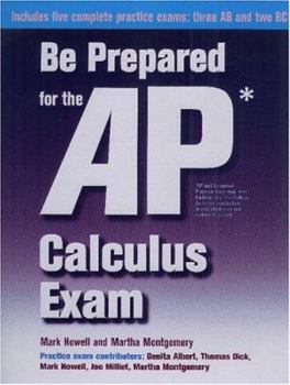 Paperback Be Prepared for the AP Calculus Exam Book