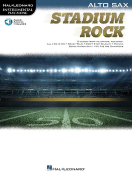 Paperback Stadium Rock for Alto Sax Book