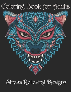 Paperback Coloring Book for Adults: Stress Relieving Animal Designs Book