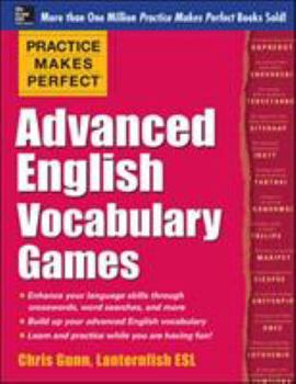 Paperback Practice Makes Perfect Advanced English Vocabulary Games Book