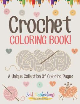 Paperback Crochet Coloring Book! Book