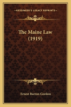 The Maine Law