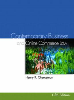 Hardcover Contemporary Business Law and Online Commerce Law Book