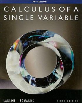Hardcover Calculus of a Single Variable: AP Edition Book