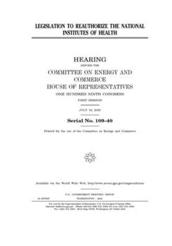 Legislation to reauthorize the National Institutes of Health