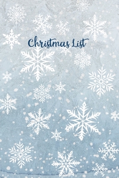 Paperback Christmas Notes: Snowflakes for Christmas holiday check list boxes Book