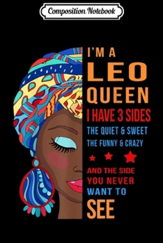 Paperback Composition Notebook: I'm a Leo Queen Leo Woman Journal/Notebook Blank Lined Ruled 6x9 100 Pages Book