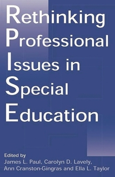 Paperback Rethinking Professional Issues in Special Education Book