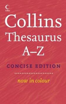 Hardcover Collins Concise Thesaurus A-Z Book