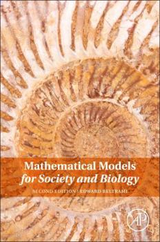 Hardcover Mathematical Models for Society and Biology Book