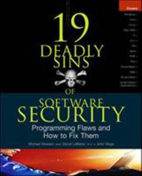 Paperback 19 Deadly Sins of Software Security Book