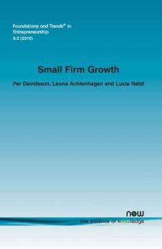 Paperback Small Firm Growth Book