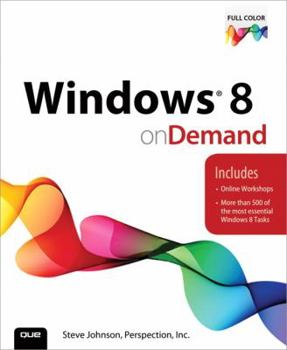 Paperback Windows 8 On Demand Book