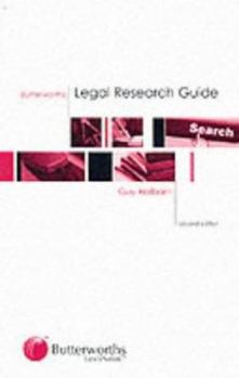 Paperback Butterworths Legal Research Guide Book