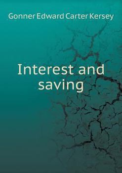 Paperback Interest and saving Book