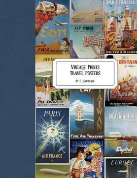 Paperback Vintage Prints: Travel Poster Book