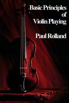 Paperback Basic Principles of Violin Playing Book
