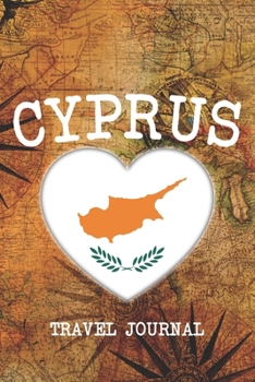 CYPRUS: 6x9 Travel planner I Road trip planner I Dot grid journal I Travel notebook I Travel diary I Pocket journal I Gift for Backpacker