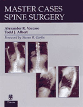 Hardcover Mastercases in Spine Surgery Book