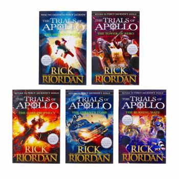 The Trials of Apollo Series – Complete 5-Book Collection Box Set by Rick Riordan (The Hidden Oracle; The Dark Prophecy; The Burning Maze; The Tyrant’s Tomb; The Tower of Nero)