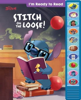 Hardcover Disney Stitch: I'm Ready to Read Stitch on the Loose! Sound Book [With Battery] Book