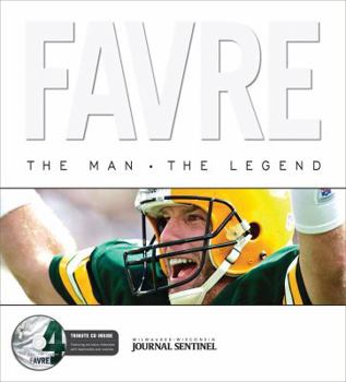 Hardcover Favre: The Man - The Legend [With CD] Book