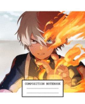 Composition Notebook: My Hero Academia Soft Glossy Cover Wide Ruled Lined Pages Book 7.5 x 9.25 Inches 110 Pages