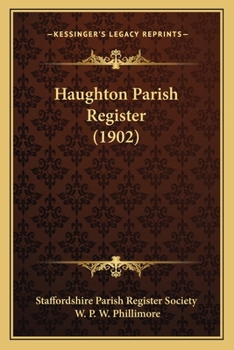 Paperback Haughton Parish Register (1902) Book