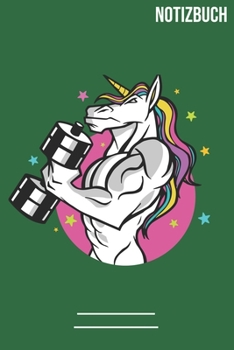 Notizbuch Gepunktet Einhorn Fitness: A5  Notebook • 111 Seiten  • Extra  Kalender 2020 •  Einzigartig •  Dotgrid •  Dotted •  Punktraster  • Geschenk • Geschenkidee (German Edition)