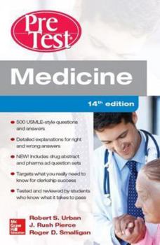 Paperback Medicine PreTest Self-Assessment and Review Book