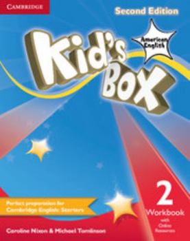 Paperback Kid's Box American English Level 2 Workbook with Online Resources Book