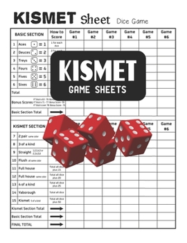 Kismet Game Sheets: Kismet Score Pads