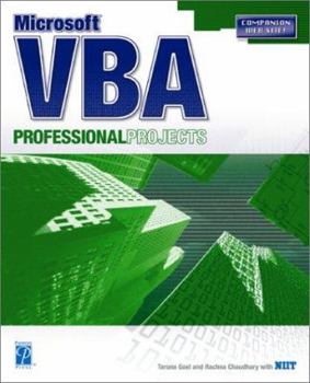 Paperback Vba Professional Projects Book