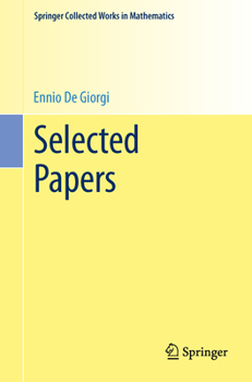 Ennio De Giorgi: Selected Papers