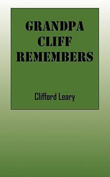 Paperback Grandpa Cliff Remembers Book