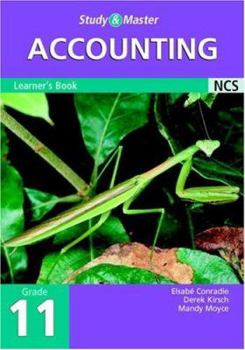 Paperback Study and Master Accounting Grade 11 Learner's Book
