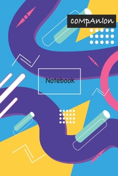 Paperback Companion Notebook: Designer Notebook: Wide Ruled Lined Paper Notebook Journal: Designer Workbook for Writing Notes Book