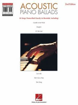 Paperback Acoustic Piano Ballads Book