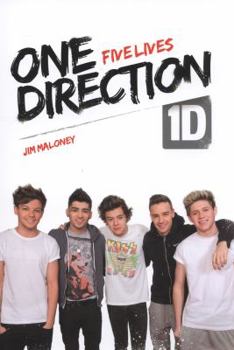 Paperback One Direction: Five Lives Book