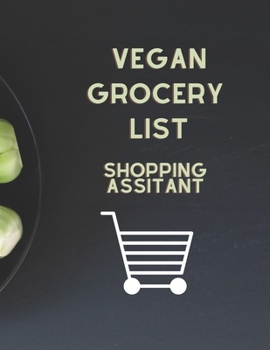Paperback Vegan Grocery List Book
